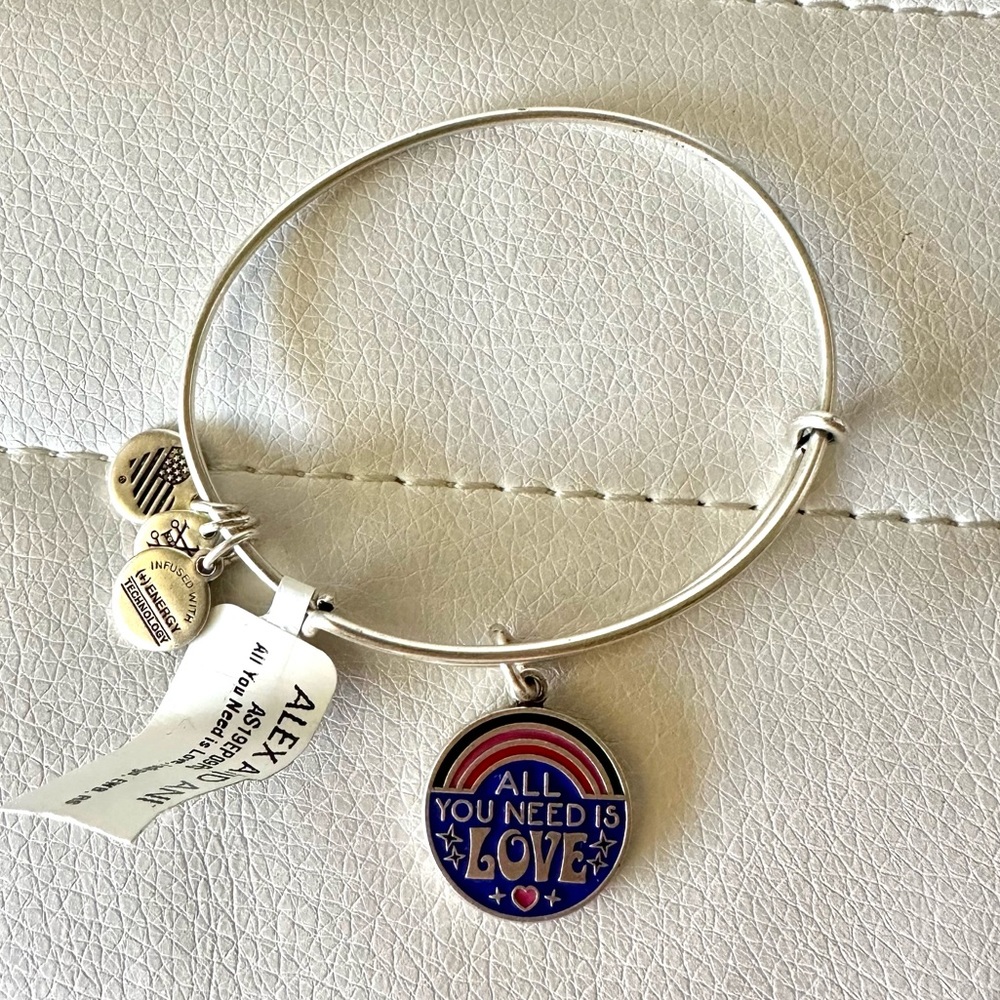 Alex and Ani All You Need is Love Bangle